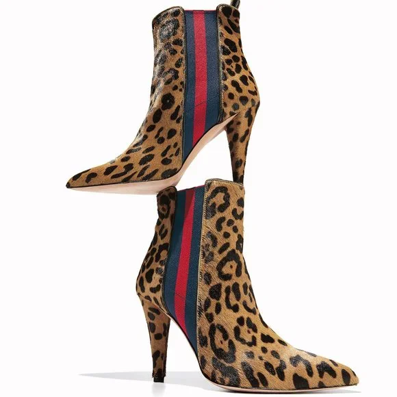 NWT Veronica Beard Fallon Boots Leopard 9.5 - Picture 4 of 16